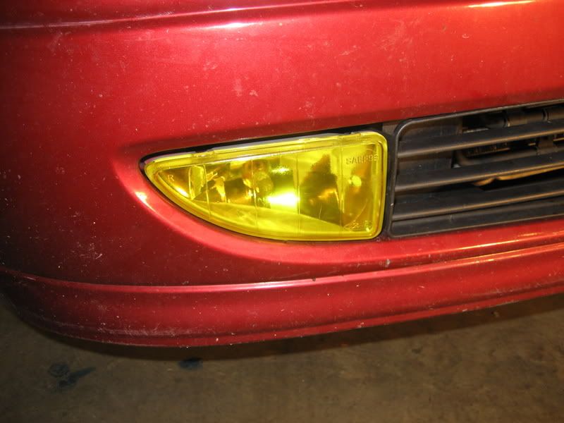 HowTo Tint fog lights yellow.